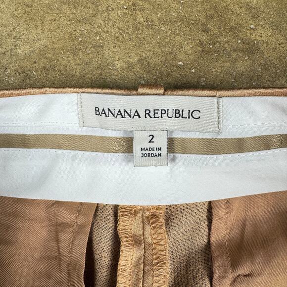 Banana Republic Brigitte Satin Wide Leg Pants Casita Pink‎ Luxe Blend Size 2 - Picture 6 of 12